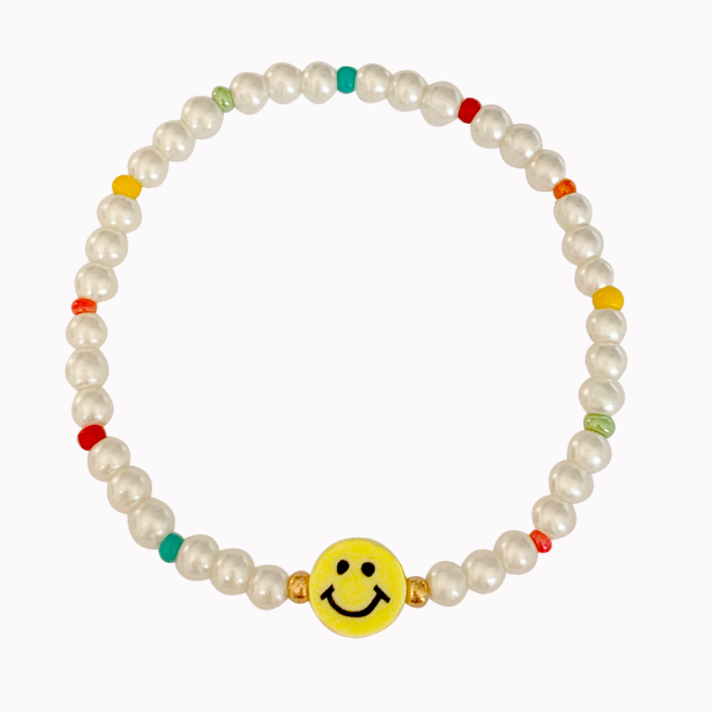 Armband Smiley Parels