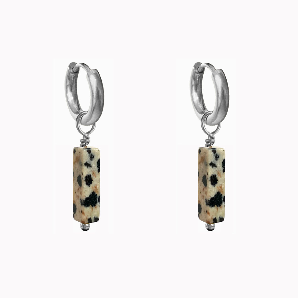 Oorbellen Dalmatian Zilver