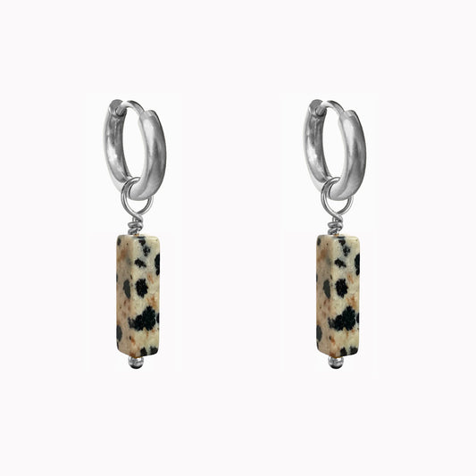 Oorbellen Dalmatian Zilver