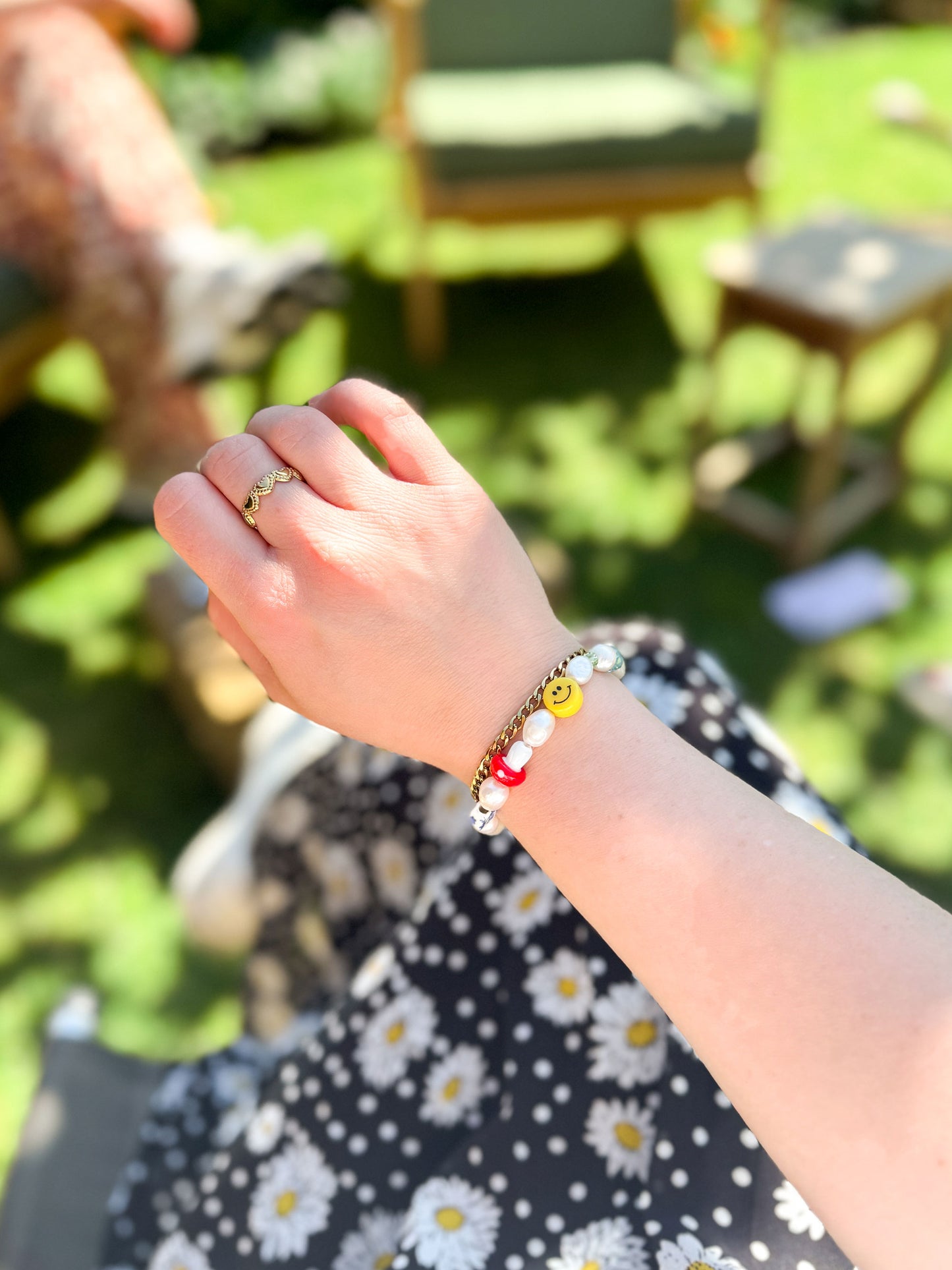 Happy Bracelet | Parel armband met verschillende kralen