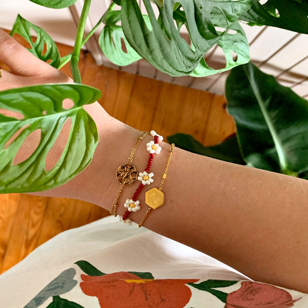 Armband Madeliefjes