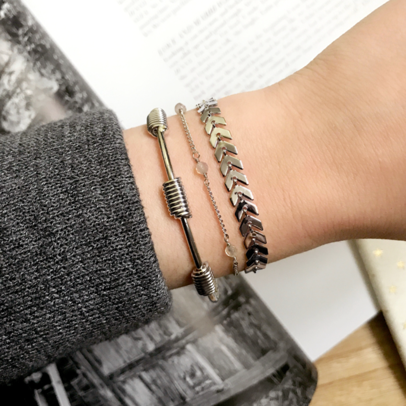 Armband Wired - Zilver