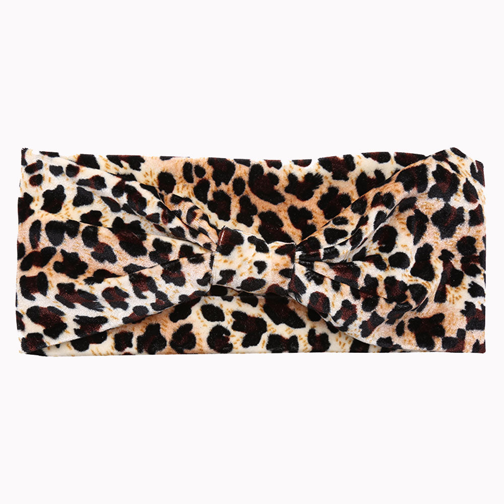 Haarband Luipaard Bruin