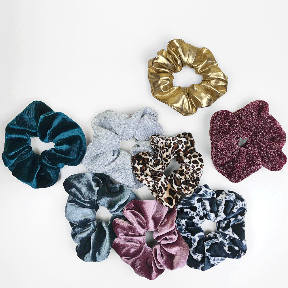 Scrunchie Grijs