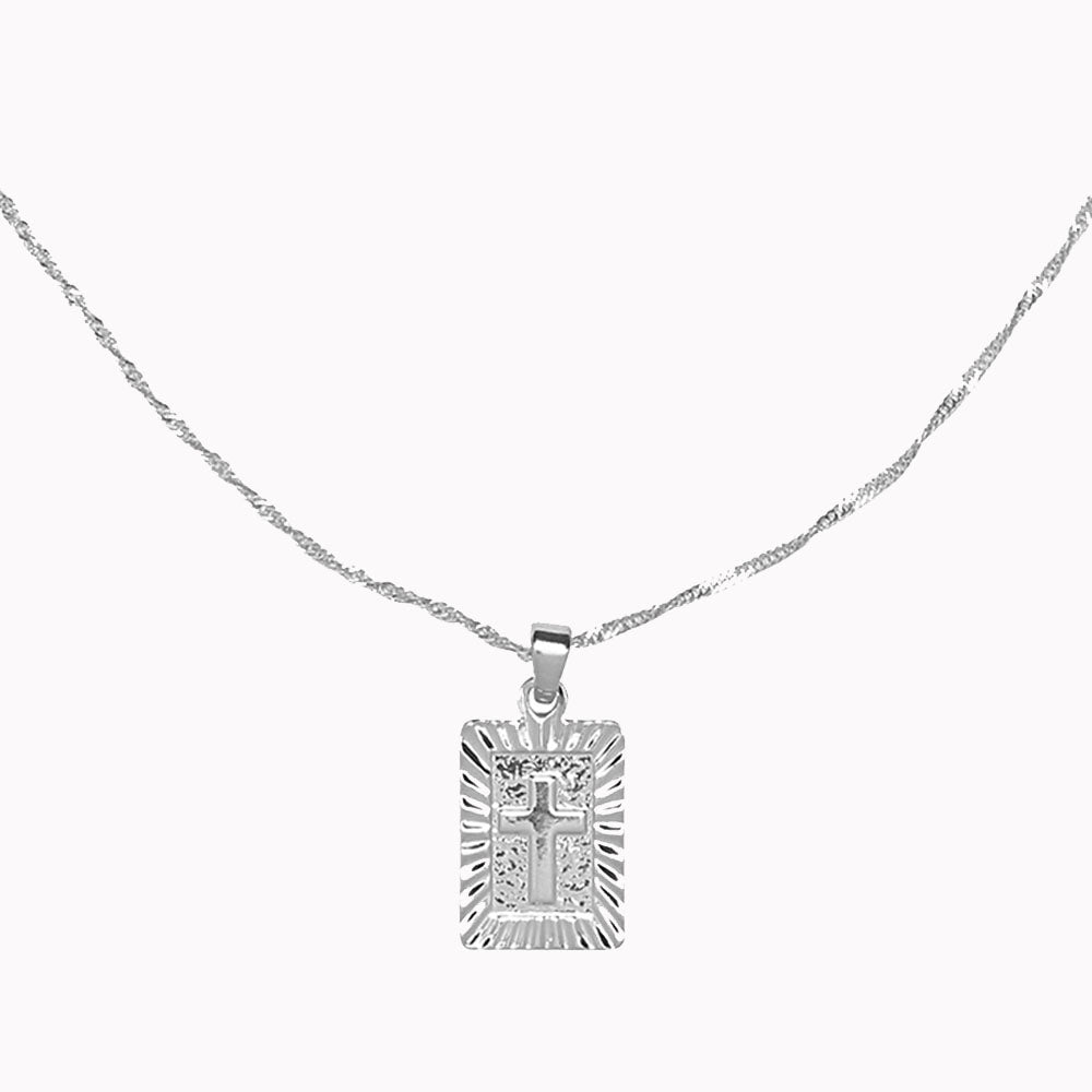 Ketting Kruis Zilver
