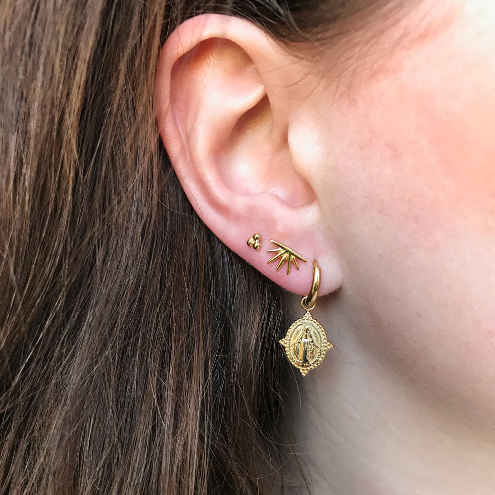 Oorbellen Madonna Zilver