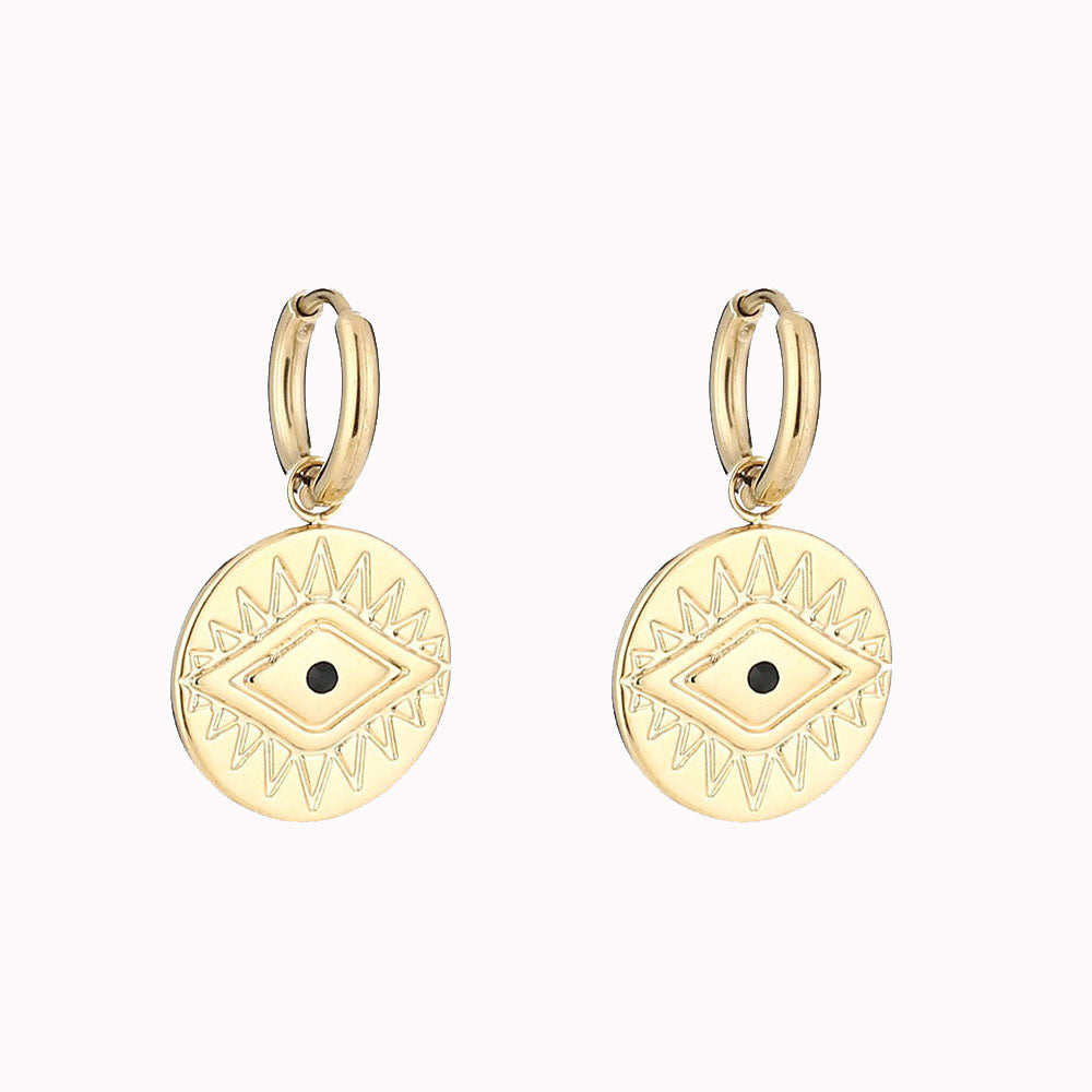 Oorbellen Oog Goud
