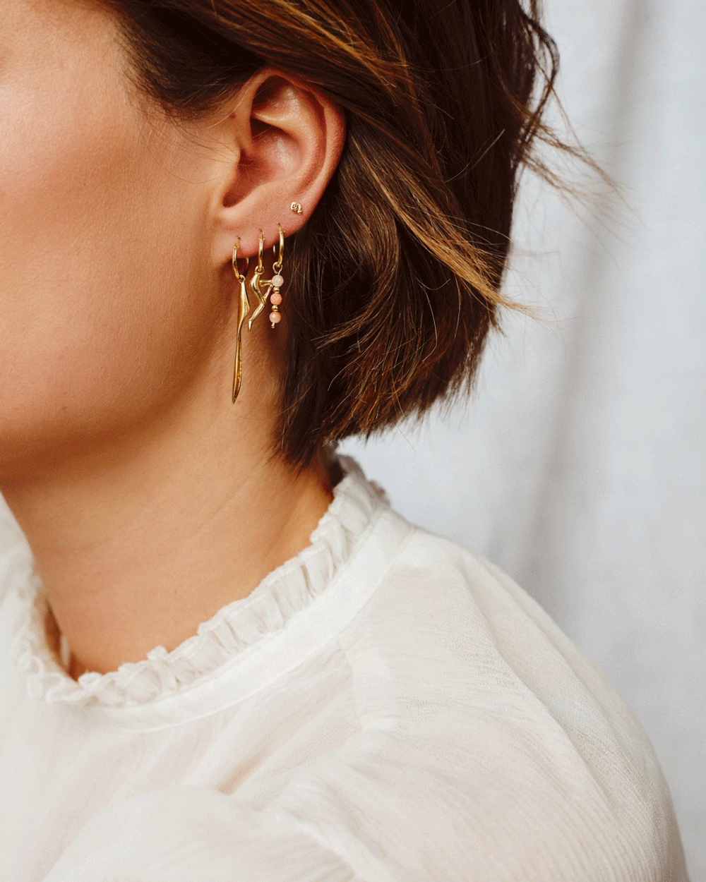 Classic Legs Hoop Goud
