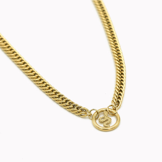 Schakelketting Slang Goud