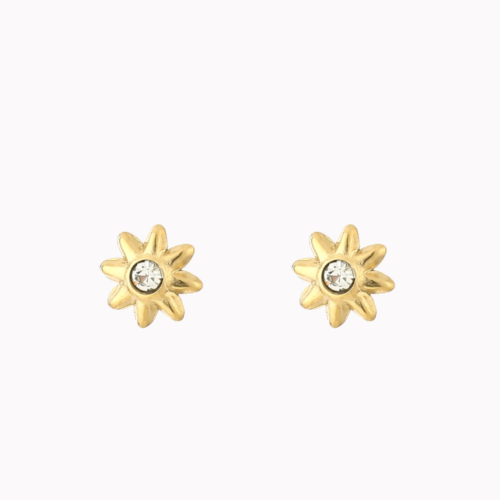 Oorbellen Bloem Goud