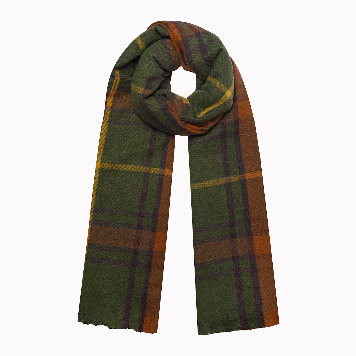 Geruiten Sjaal Herfstkleuren