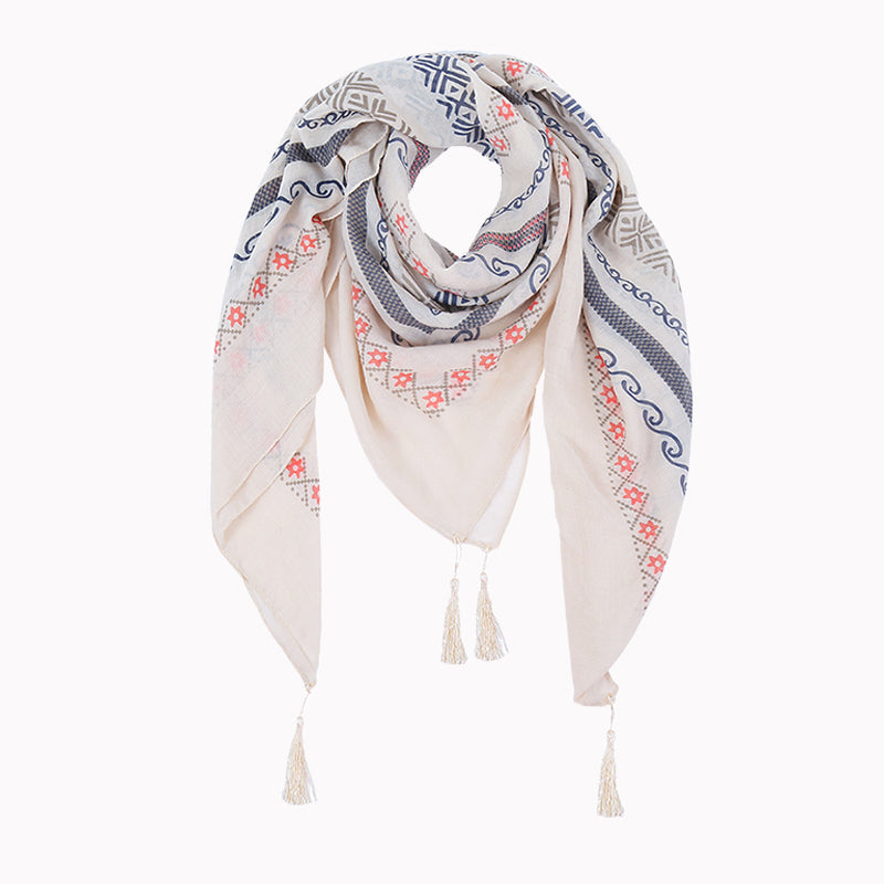 Sjaal Boho Print