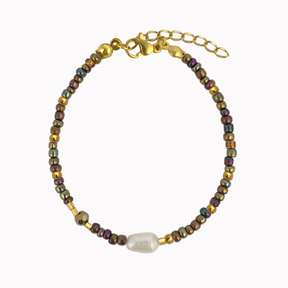 Kralen armband met parel