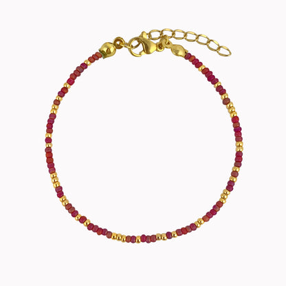 Essential Candy Bracelet | Roze kralen armband minimalistisch