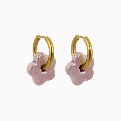 Fleur Mauve Earrings