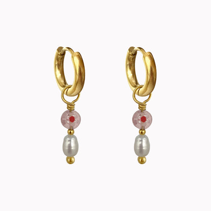 Fiore Earrings Gold