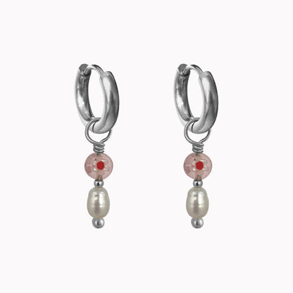Fiore Earrings Silver