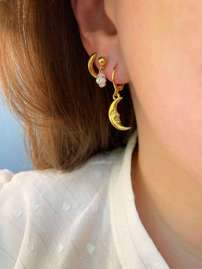 Moonlight Earrings Gold