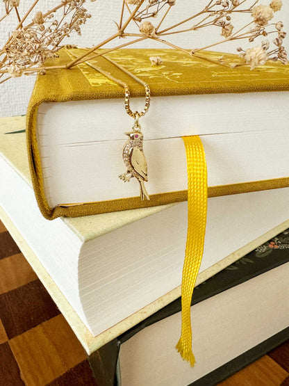 Vintage ketting goud met vogel