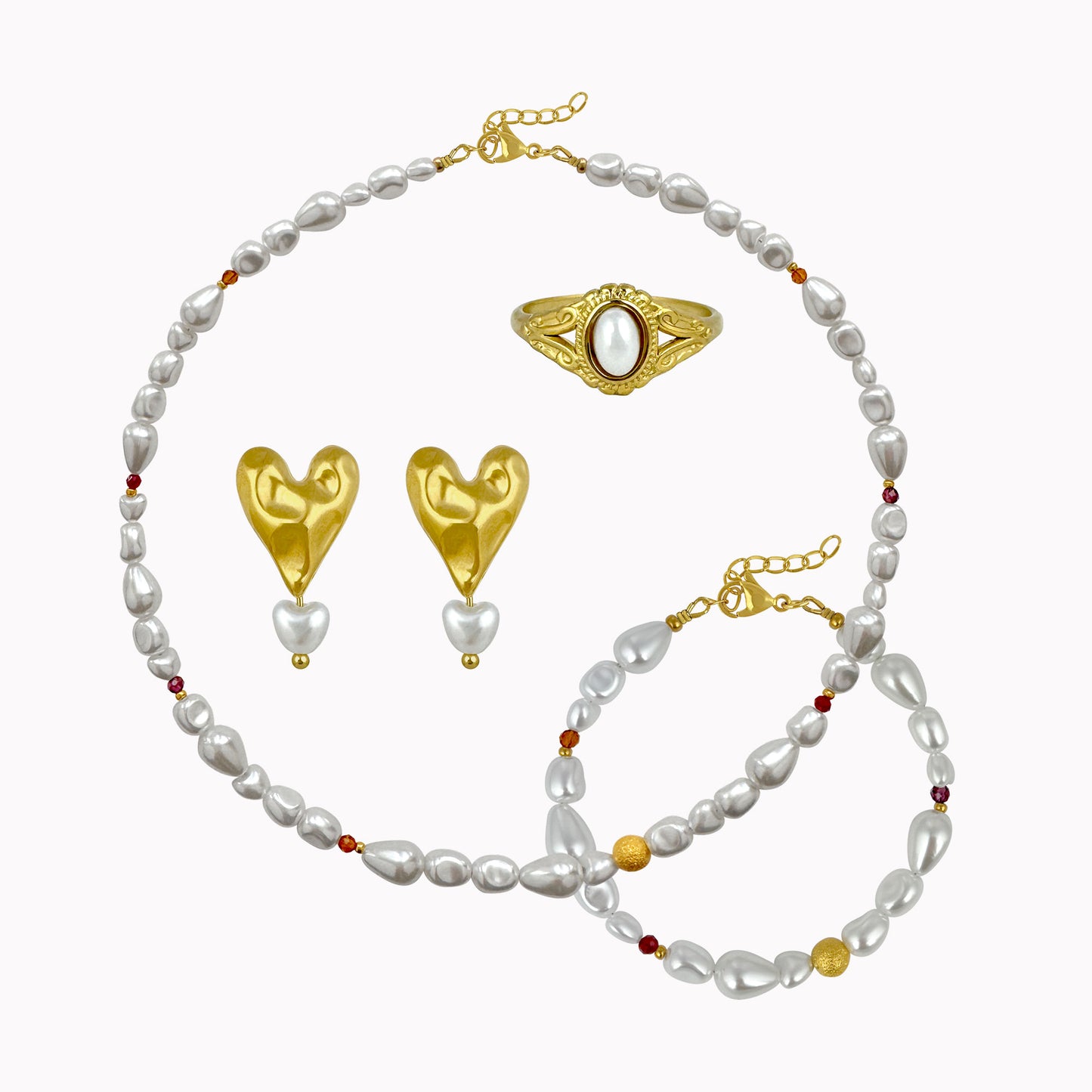 Ultieme sieraden set met parels