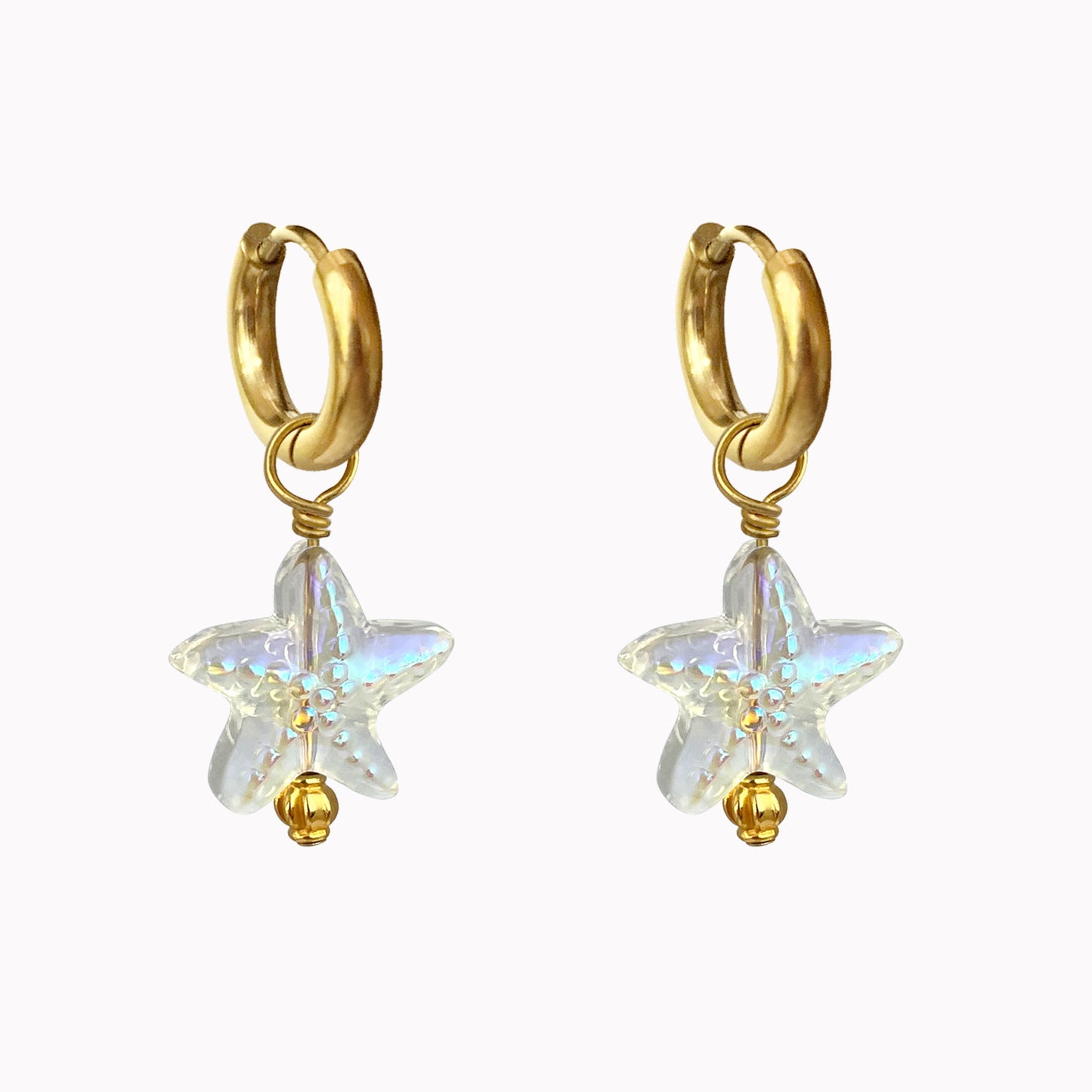 Seastar Earrings Gold