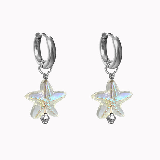 Seastar Earrings Silver