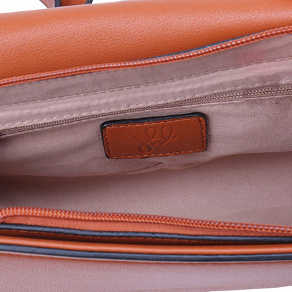 Schoudertas Gesp Bruin