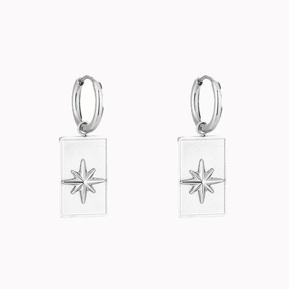 Oorbellen Ster Zilver
