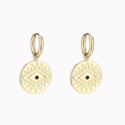 Oorbellen Oog Goud