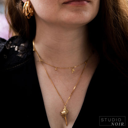 Ketting Schelp Goud