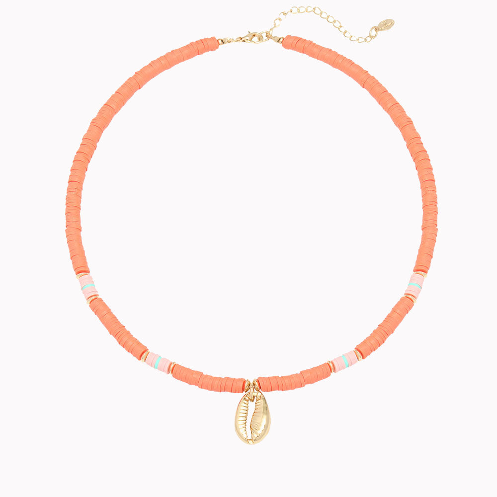 Ketting Schelp Oranje