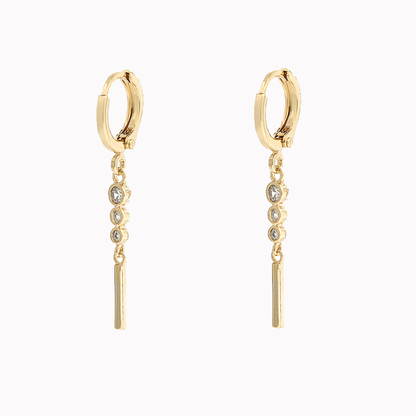 Oorbellen Stones Goud