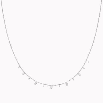 Ketting Rechthoekjes Zilver