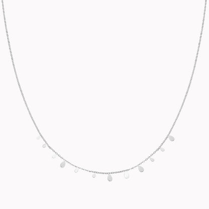 Ketting Druppeltjes Zilver
