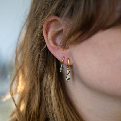 Oorbellen Dalmatian Zilver