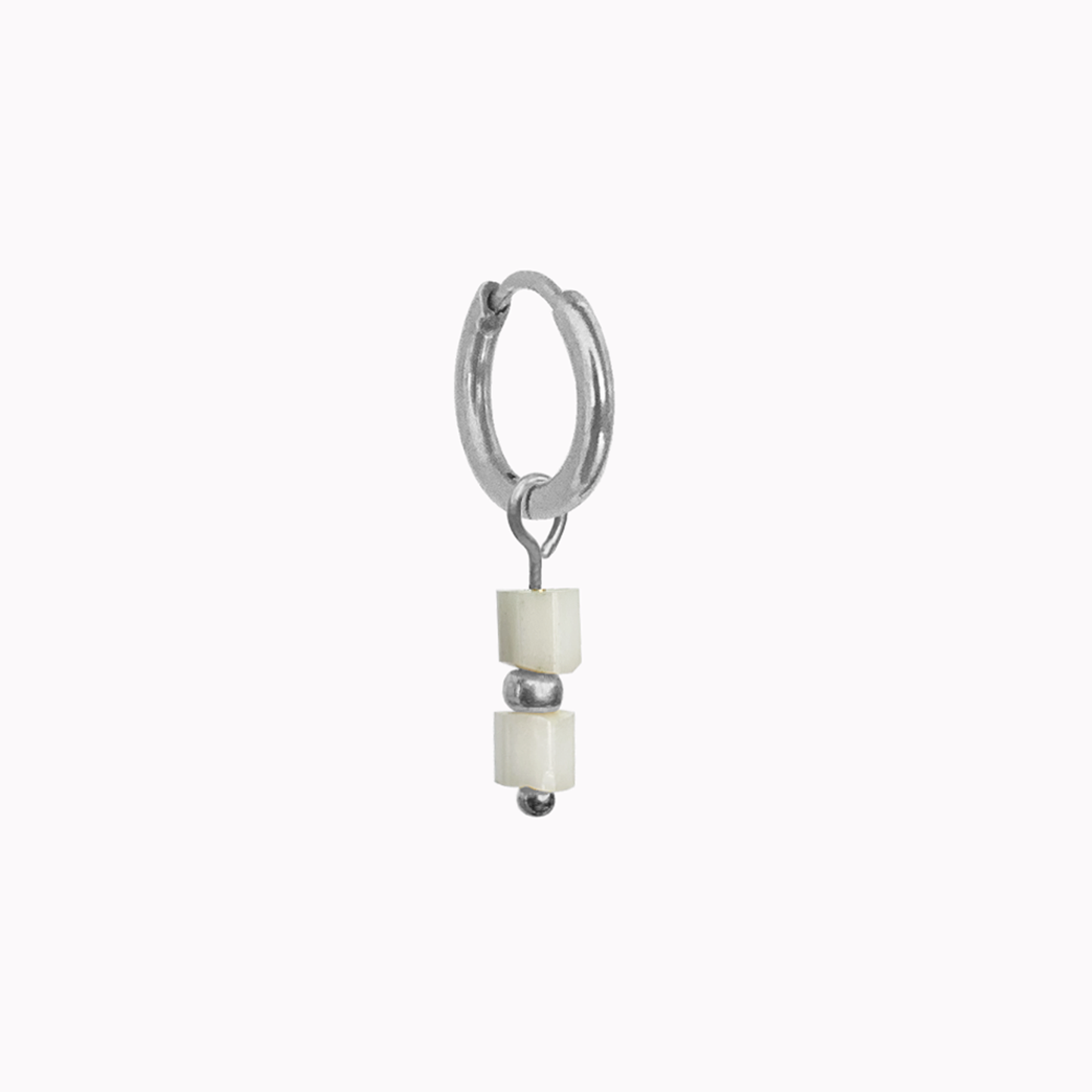 Oorbel Green Buggle Zilver