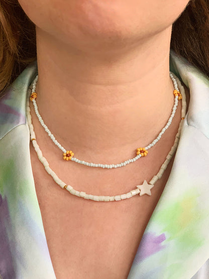 Licht groene ketting met sterretje