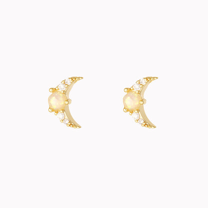 Studs Bright Moon Goud