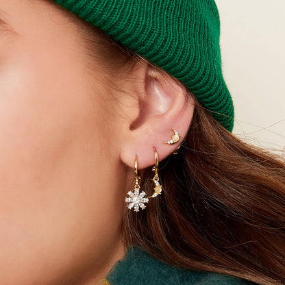 Studs Bright Moon Goud