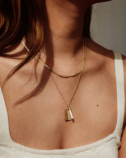 Curb Necklace Zilver