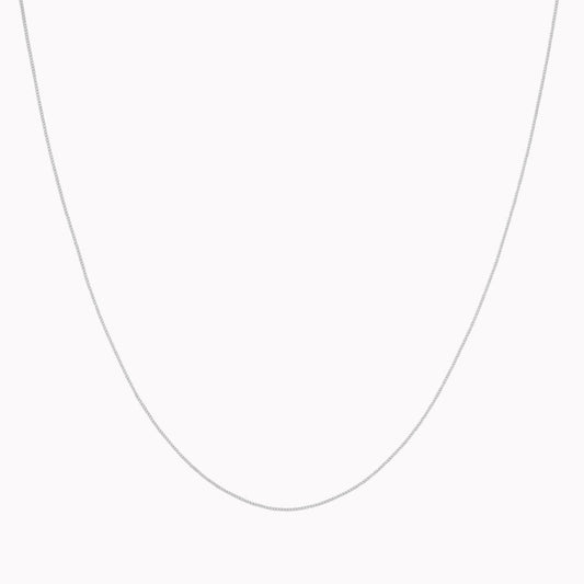 Curb Necklace Zilver
