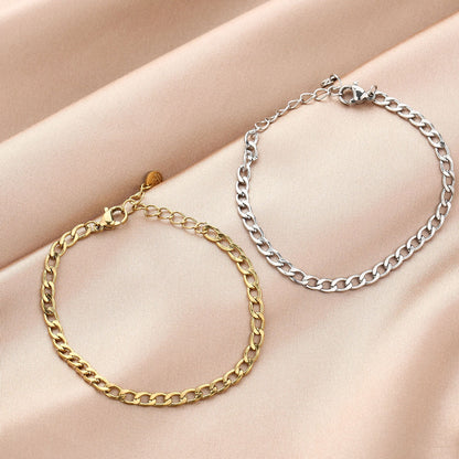 Schakelarmband Zilver