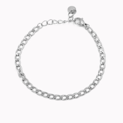 Schakelarmband Zilver