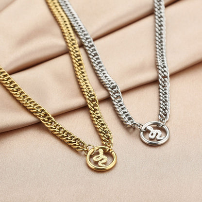 Schakelketting Slang Zilver