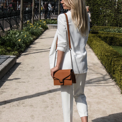 Schoudertas Gesp Bruin