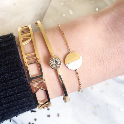 Armband Crystal - Goud
